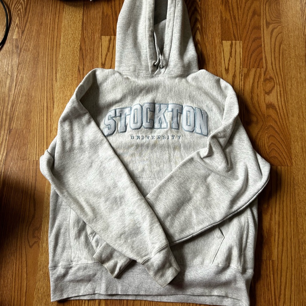 Champion Gray Stockton University Hoodie
